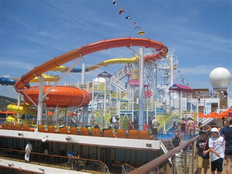 Slide, Splash, Repeat: Carnival Magic's Water Slides